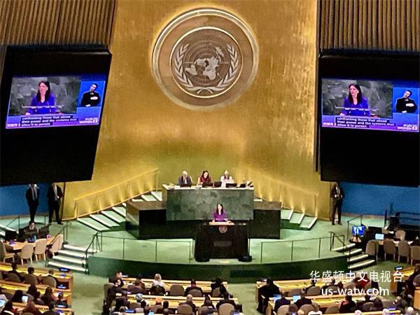 世界和平联合会主席Xiaohong Chen率团一行五人出席联合国妇女地位委员会第70届会议